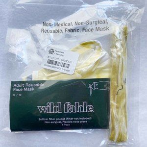 Wild Fable Women's Fabric Mask Tie-Dye Print with Interchangeable Ties, S/M